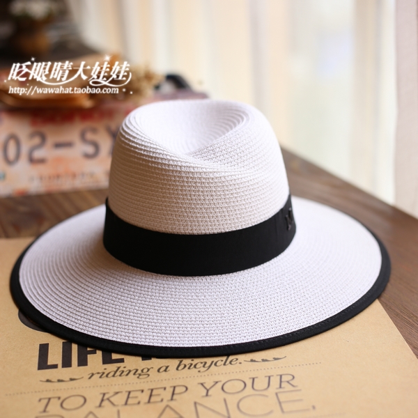 女百搭英伦韩版遮阳帽防晒礼帽