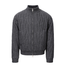 CATSSTAC 荆棘绞花毛衣雕-深灰