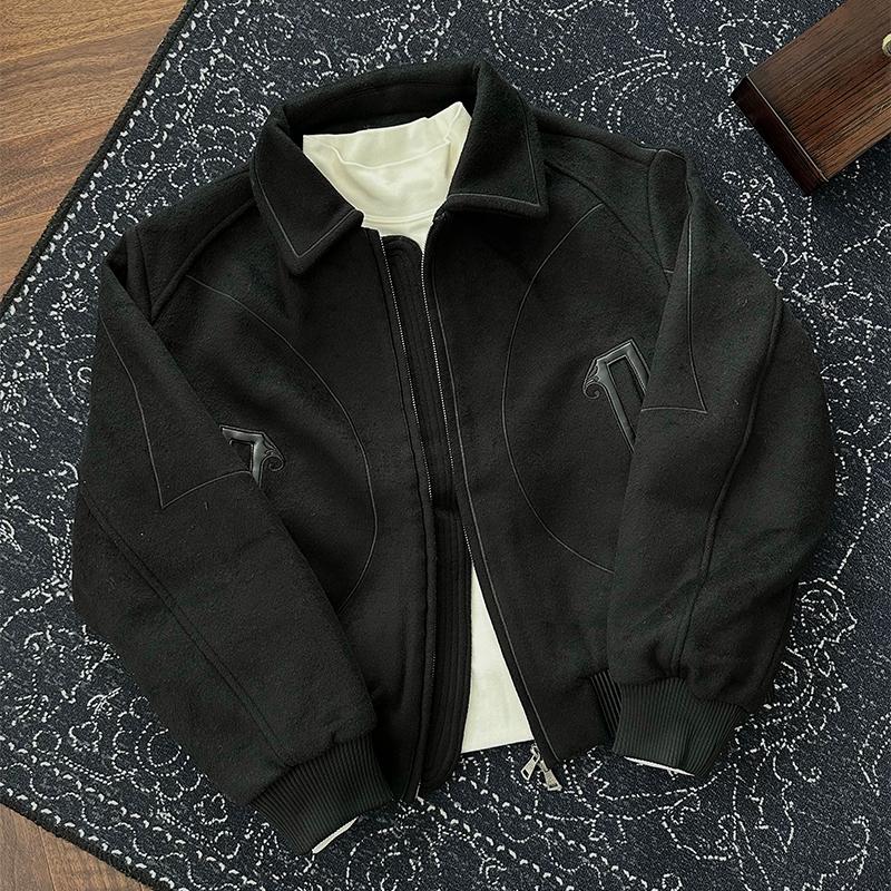 CATSSTAC 皓影羊毛翻领夹克 50%羊毛 轻奢质感 独特气质