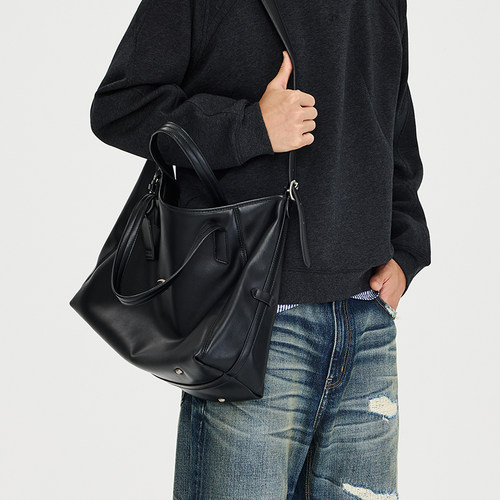 CATSSTAC 黑索罗通勤托特包 定制金属拉链 可肩背/斜挎