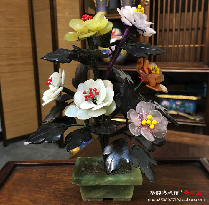 海外盆景玉雕杂项特价手工艺品