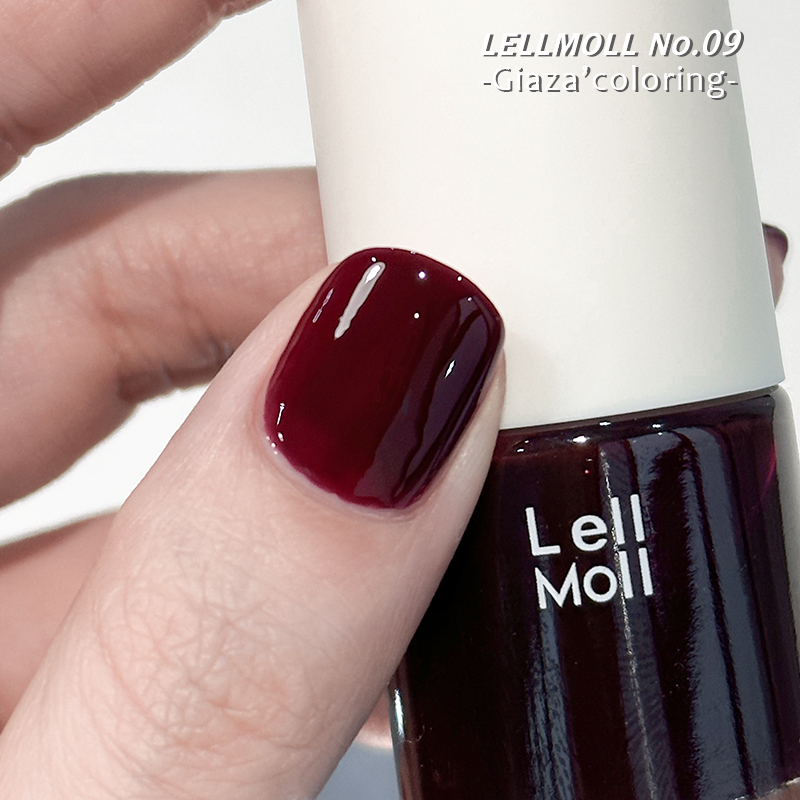 显白！免烤！持久车厘子色指甲油