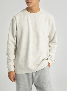 【远红外自发热锁温】重磅精梳棉碳素磨毛蓄温男女打底长袖T恤