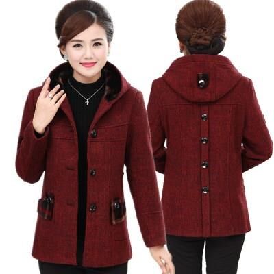 胖女人冬装女性洋气外套冬衣冬季妈妈大妈老人户外老妈外穿加肥|msdalam kategori Butik wanita / wanita, wanita pertengahan umur - dari Buy2taobao.com untuk memberikan perkhidmatan ejen Taobao profesional membeli