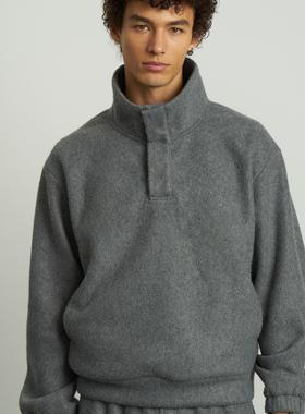 RETRO21 R21 高领摇粒绒开衩卫衣