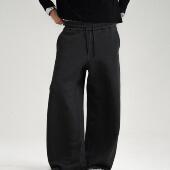 Retro21 抽绳直通长裤 R21秋冬新款 休闲毛边卫裤