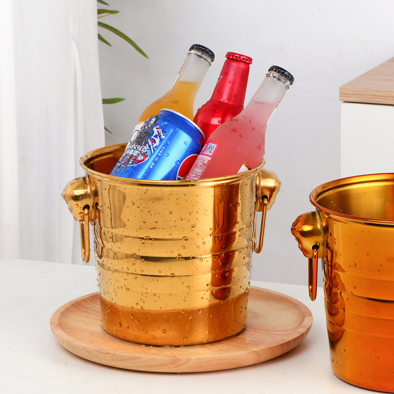 不锈钢冰桶创意多彩香槟红酒