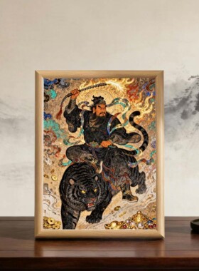 摆件玄关镇宅挂画办公室桌面摆台