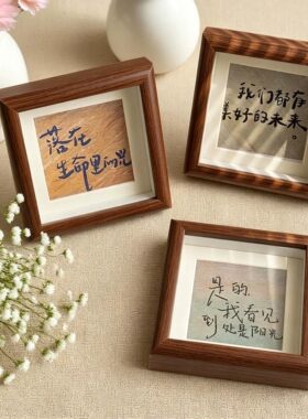 房间装饰品画框办公室桌面摆件