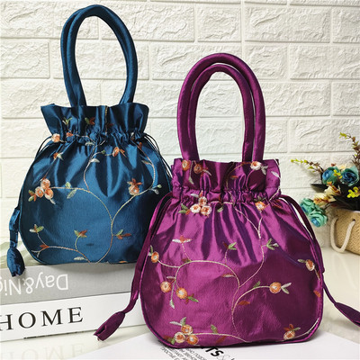 汉服包刺绣手机零钱包中国风女包