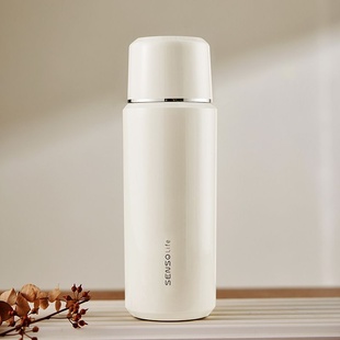 有品生态链SENSO几简子弹头焖茶杯保温杯不锈钢随行差旅居家泡茶