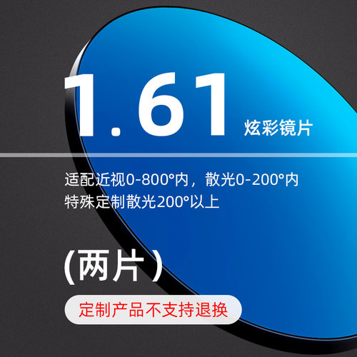 炫彩太阳产品支持退换近视镜片