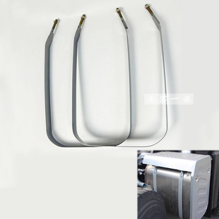 适用解放J6P消音器绑带JH6后处理器箍带J6LM消声器背带卡原厂配件