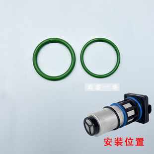 适用解放J6P亿利大炮电机胶圈O形圈 JH6油水分离器电机泵密封圈