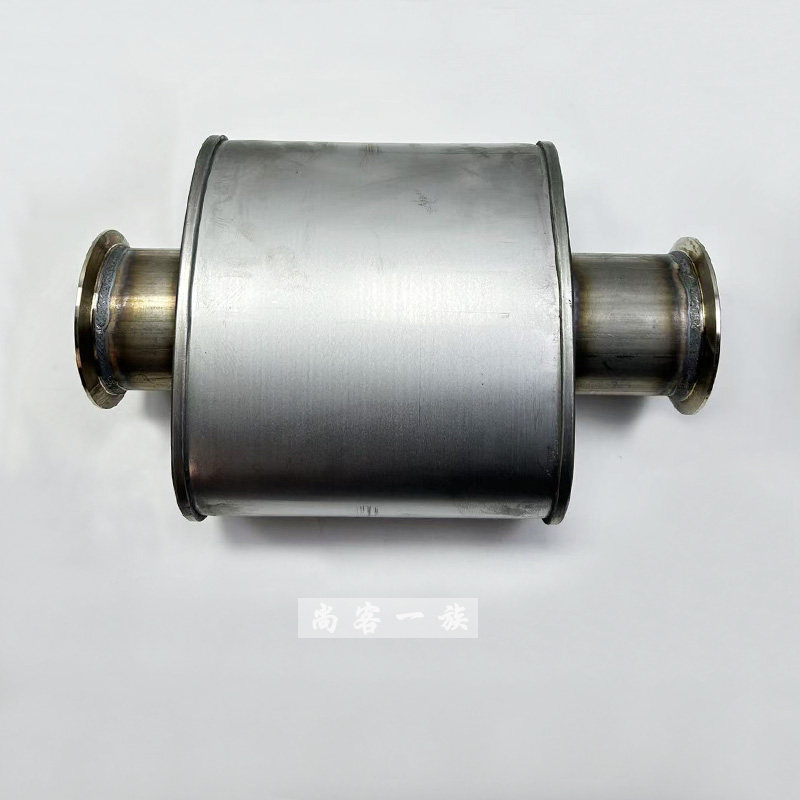 适用解放J6P危险品车前面小消音器 J7J6消声器排气后处理原厂配件