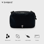 VENQUE范克户外旅行便携男士 斜挎包防水单肩斜挎背包通勤邮差礼物