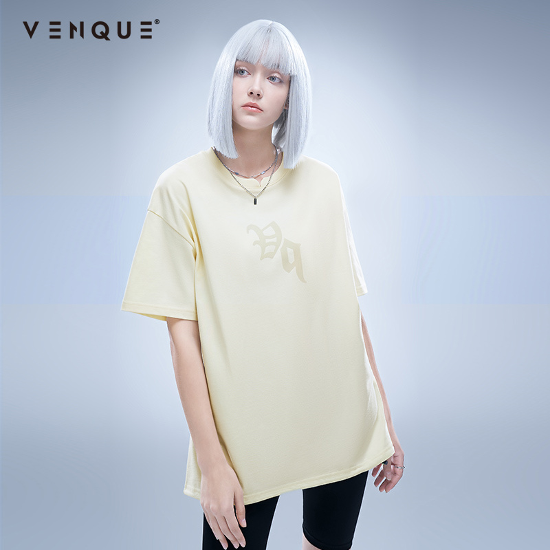 加拿大VENQUE潮牌宽松圆领短袖