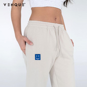 AMOO运动休闲裤 女春夏新款 纯色设计宽松百搭卫裤 VENQUE 男束脚裤