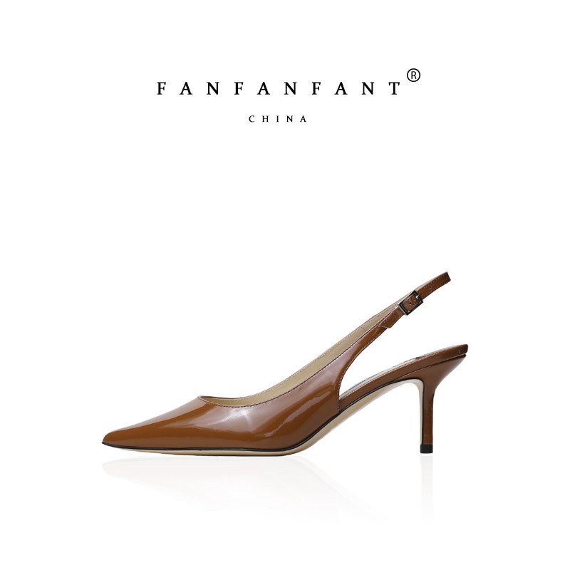 太显白！！fanfanfant 高级定制牛漆皮 细高跟6.5CM 一字带凉鞋,女鞋,一字带凉鞋,淘宝优惠券,粉丝福利购,淘宝优惠卷