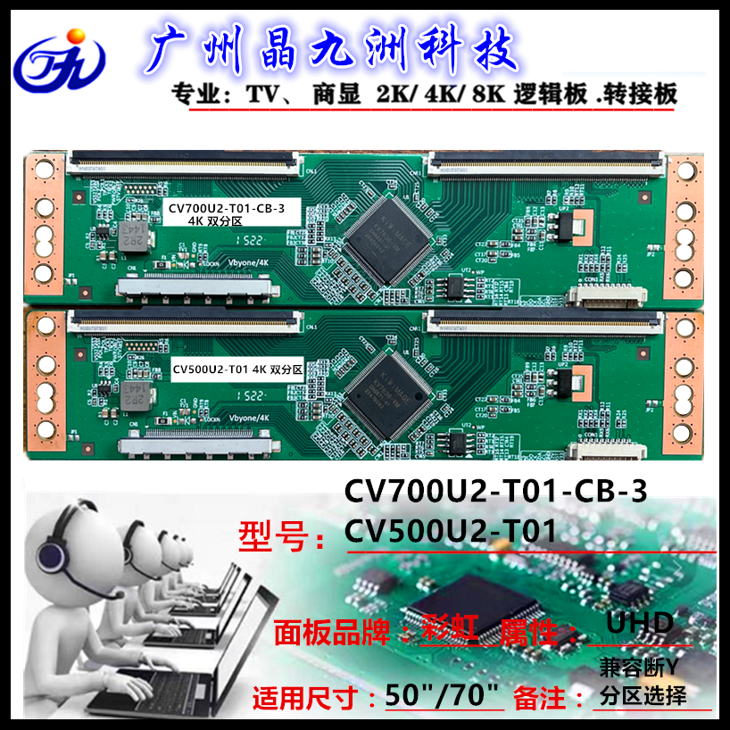 4K逻辑板CV500U2-T01