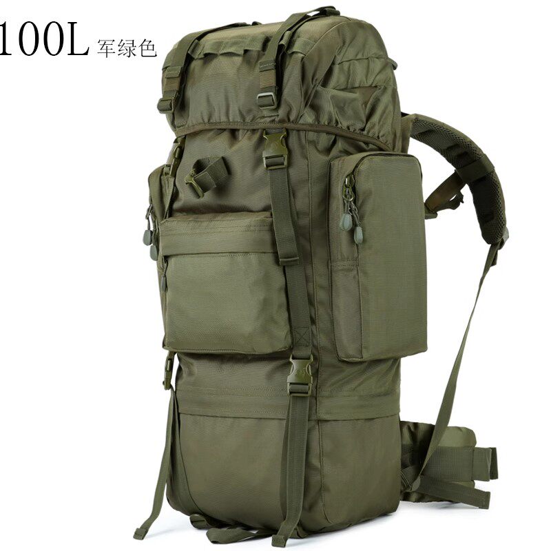 Extra large capacity backpack travel bag, men's tactical backpack, backpack, outdoor oversized travel mountaineering bag, waterproof