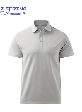 25款JAZZ SPRING高尔夫短袖POLO灰色透气柔软时尚夏百搭简约百搭