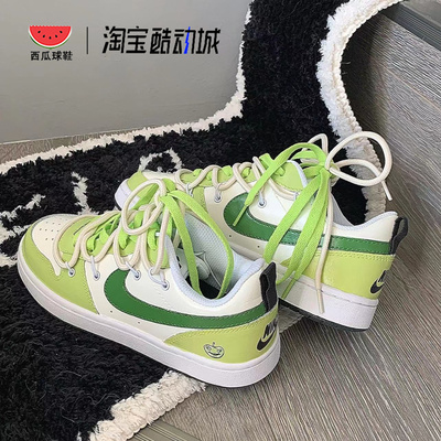 nike复古系带女子court球鞋定制