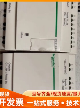 施耐德逻辑控制器 SR2 E121FU、二手拆机，成色如图，