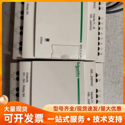 施耐德逻辑控制器 SR2 E121FU、二手拆机，成色如图，