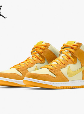 Nike Dunk SB Pro 翻毛皮绒面革高帮板鞋男女同款 DM0808-700
