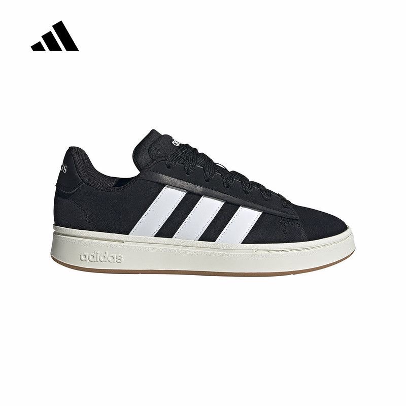 adidas 舒适百搭防滑耐磨减震透气低帮板鞋男款 JR0543