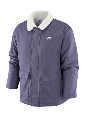 Nike 运动休闲长袖翻领工装加绒夹克外套 男款 FD6683-505