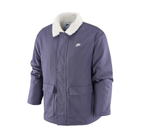 Nike 运动休闲长袖翻领工装加绒夹克外套 男款 FD6683-505