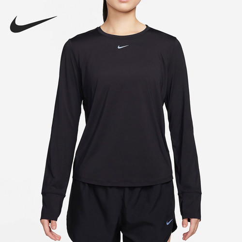 Nike 潮流舒适百搭圆领长袖T恤女款 FN2802-010