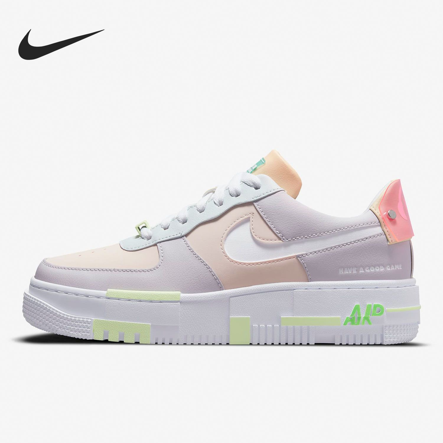 Nike Air Force 1 荧光扣英雄联盟低帮板鞋女款 DO2330-511
