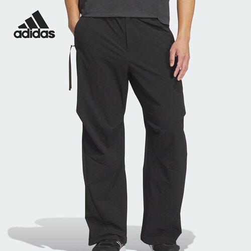 adidas 舒适百搭运动纯色直筒休闲裤 男款 JN3481