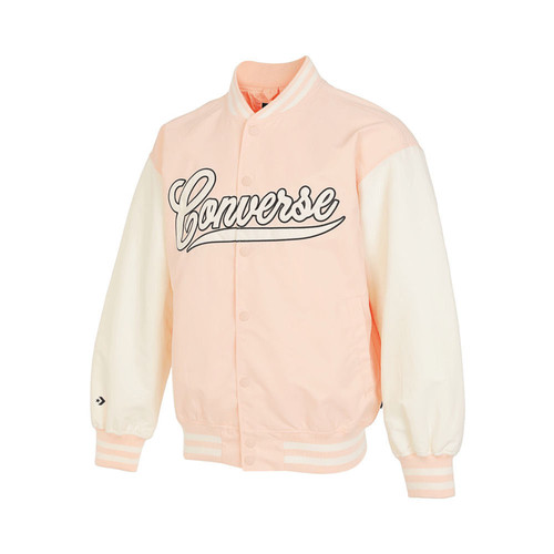 Converse  拼色字母图案休闲长袖棒球服男女同款10026912-A01