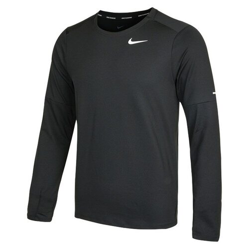 Nike Dri-Fit 反光Logo运动速干印花正肩长袖T恤男款 DD4755-010