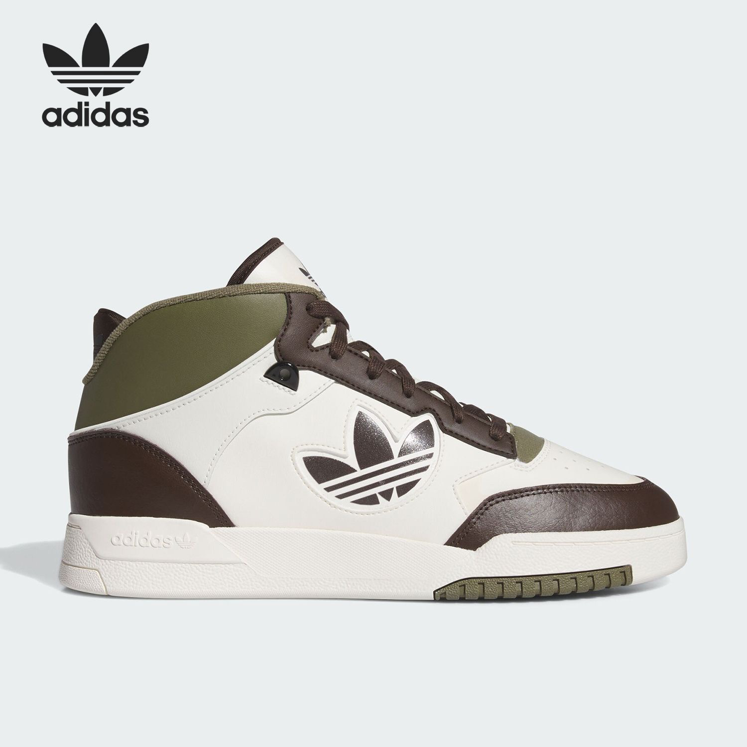 adidas originals Drop Step防滑耐磨透气中帮板鞋男女同款IE5548