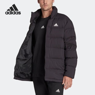 adidas Helionic 运动休闲防寒保暖立领羽绒服男款 HG8700