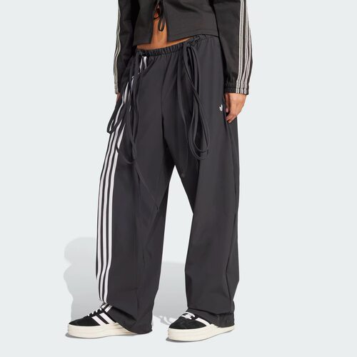 adidas originals 宽松百搭条纹时尚休闲裤女款 JV9727