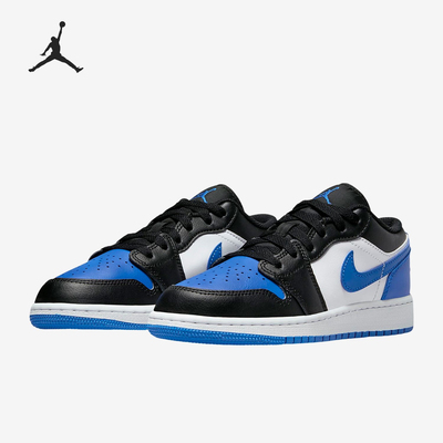 Jordan Air Jordan 1 舒适防滑耐磨低帮篮球鞋青少年553560-140