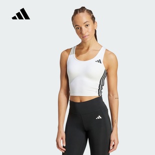 KC2471 速干工字条纹运动女士背心 adidas 舒适百搭时尚
