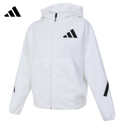 adidas Z.N.E.运动休闲舒适百搭连帽女士夹克外套 JE7849