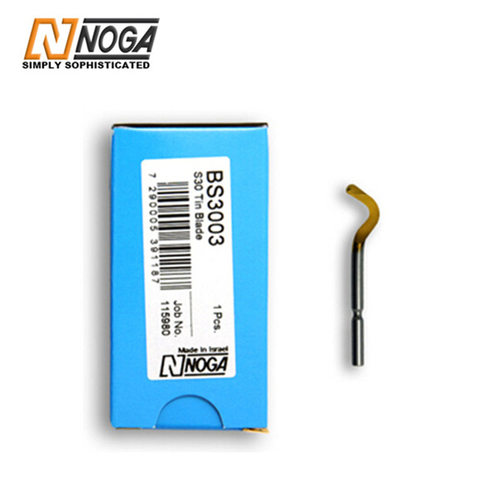 以色列原装NOGA诺佳修边器BS3003 S30镀钛去毛刺刀头交叉孔用刀头