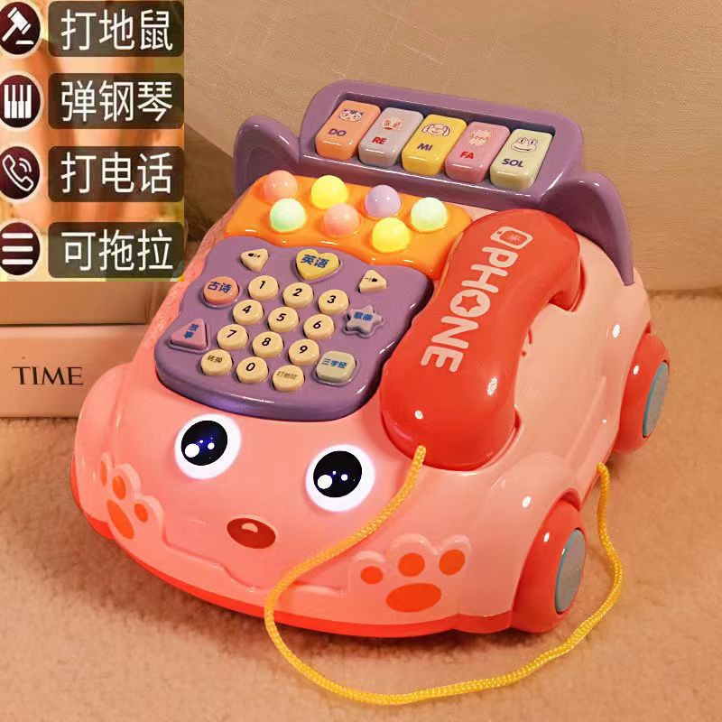 儿童玩具仿真电话机宝宝益智早教图片