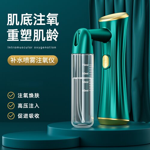 家用注氧仪美容仪器家用脸部深层补水精华导入仪手持保湿喷雾仪