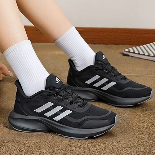 adidas阿迪达斯男鞋正品新款黑武士网面透气休闲运动跑步鞋JH5150