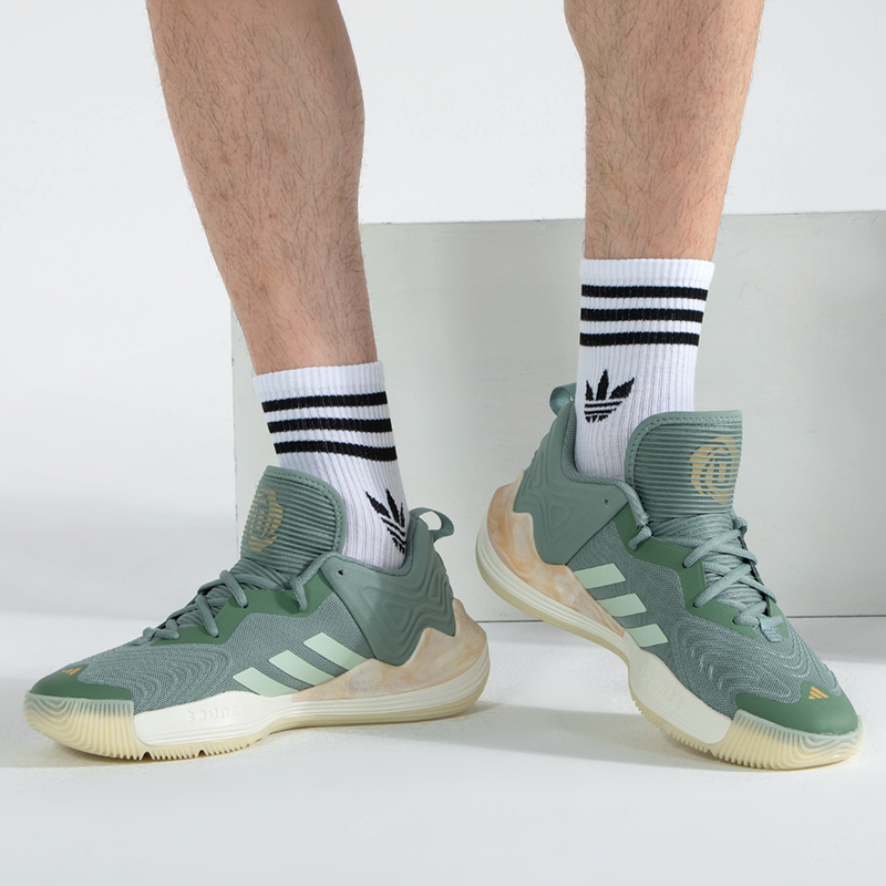 阿迪达斯男鞋d rose son of chi罗斯3代篮球鞋缓震运动鞋休闲鞋