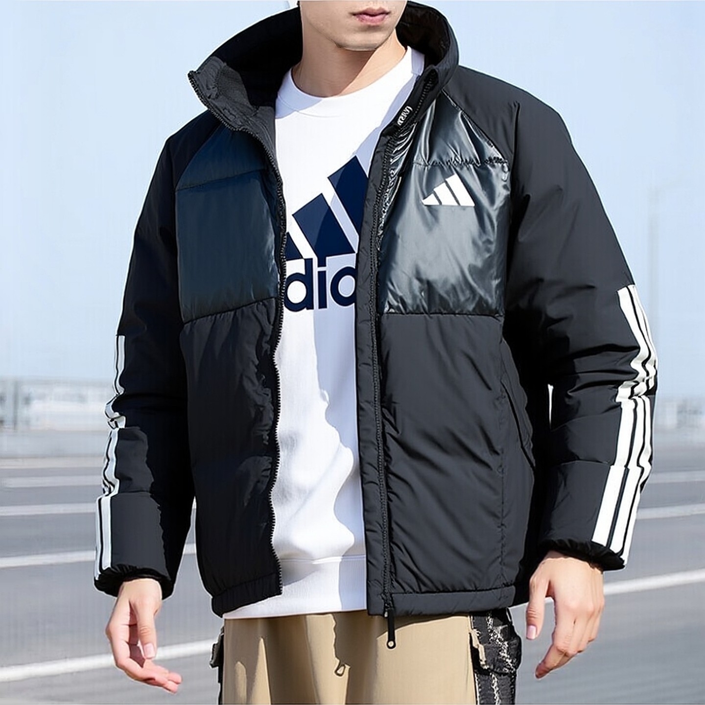 Adidas阿迪达斯高尔夫羽绒服外套男款短款25冬季款保暖羽绒外套,运动服/休闲服装,运动羽绒服,淘宝优惠券,粉丝福利购,淘宝优惠卷